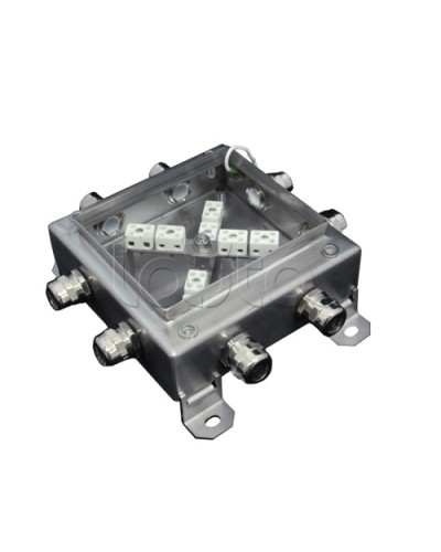 Коробка монтажная огнестойкая Гефест КМ-О (16к*10,0)-IP66 1515нерж, 8 вводов в Волгограде Распределительные коробки Pintop.ru