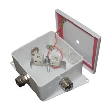 Коробка монтажная огнестойкая Гефест КМ-О (2к*6,0)-IP66-120х120, шесть вводов