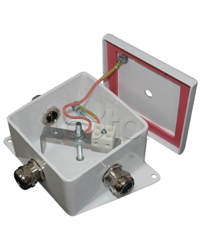 Коробка монтажная огнестойкая Гефест КМ-О (4к*10,0)-IP66-100х100, два ввода в Волгограде Распределительные коробки Pintop.ru