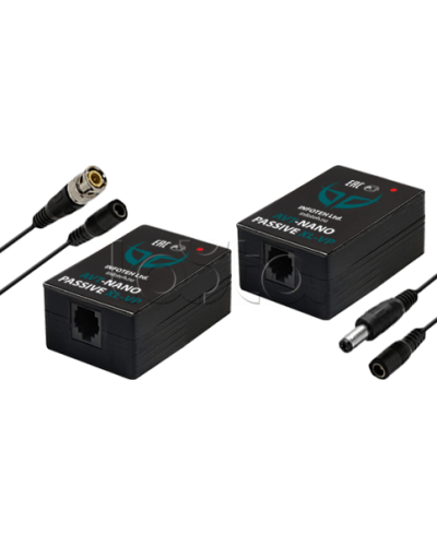 Комплект для передачи видеосигнала Инфотех AVT-Nano Passive XL/VP в Волгограде Видеоусилители, Модуляторы, Делители Pintop.ru