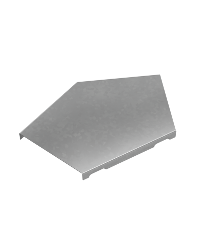 Крышка горизонтального угла 45 гр. 100 мм ПЛЮС HD85 КМ-профиль (KGLplus45-100 HD85) в Волгограде Аксессуары для лотков Pintop.ru