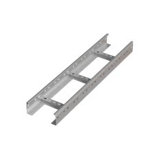 Лоток лестничный 80х100х1,2 L4500 мм N КМ-профиль (LL80-100-1.2-4500 N)