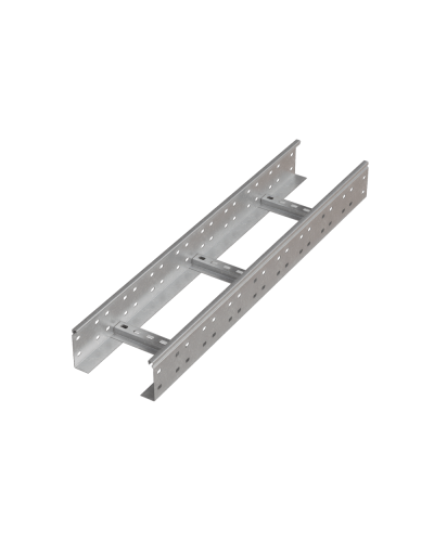 Лоток лестничный 100х400х1,2 L2000 мм INOX304 N КМ-Профиль (LL100-400-1.2-2000 INOX304 N) в Волгограде Кабельные лотки Pintop.ru