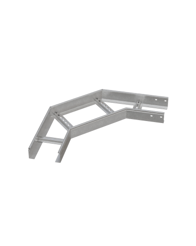 Угол лестничный горизонтальный 90 гр. 80х500х1,5 мм HD N КМ-профиль (LGL90-80-500-1.5 HD N) в Волгограде Аксессуары для лотков Pintop.ru