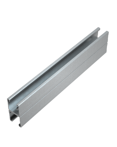 Страт-профиль двойной 41х41 L2600 мм s:1,5 КМ-Профиль (2STP41-41-2600) в Волгограде Аксессуары для лотков Pintop.ru