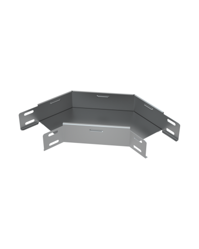 Угол горизонтальный 90 гр. 50х50 мм КМ-Профиль (GL90-50-50) в Волгограде Аксессуары для лотков Pintop.ru