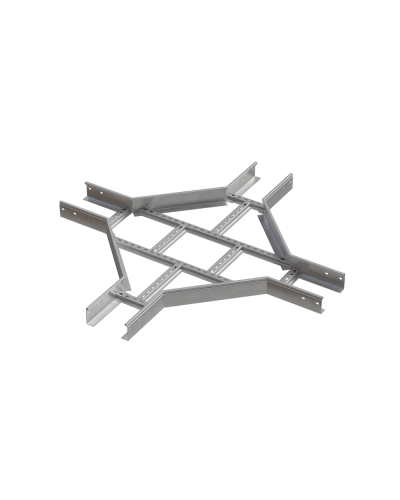 Х-разветвитель лестничный 80х150х1,5 мм HD N КМ-профиль (LXD80-150-1.5 HD N) в Волгограде Аксессуары для лотков Pintop.ru