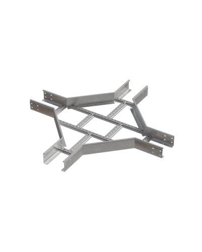 Х-разветвитель лестничный 100х200х1,2 мм INOX304 N КМ-Профиль (LXD100-200-1.2 INOX304 N) в Волгограде Аксессуары для лотков Pintop.ru