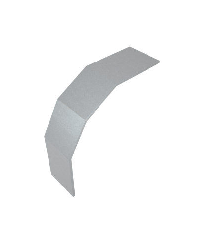 Крышка лестничного вертикального внешнего угла 90 гр. 800 мм HD85 КМ-профиль (KLVL90-800 HD85) в Волгограде Аксессуары для лотков Pintop.ru