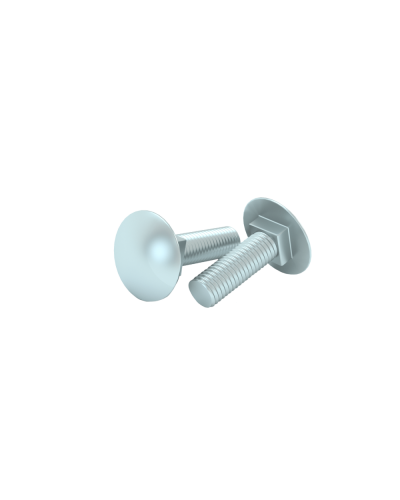 Болт с полукруглой головкой и квадратным подголовком М8х70 мм DIN 603 (упак. 30 шт) КМ-Профиль (BTG8-70) в Волгограде Крепеж Pintop.ru