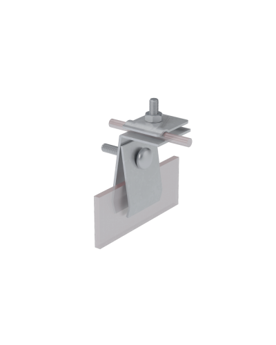 Фальцевый держатель H70 мм для прутка Ø 5-10 мм HD КМ-Профиль (FD-H70-D5-10 HD) в Волгограде Монтажные материалы Pintop.ru