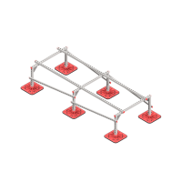 Опорная конструкция для установки оборудования TECHNORAPTOR FOOT 1000х2500 HD КМ-профиль (KM-TR-F-SSEI-1000-2500 HD)