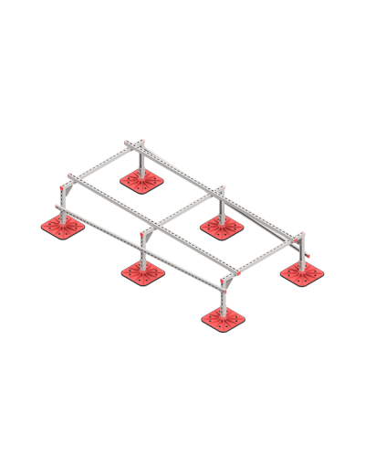 Опорная конструкция для установки оборудования TECHNORAPTOR FOOT 1200х2500 HD КМ-профиль (KM-TR-F-SSEI-1200-2500 HD) в Волгограде Системы видеонаблюдения Pintop.ru