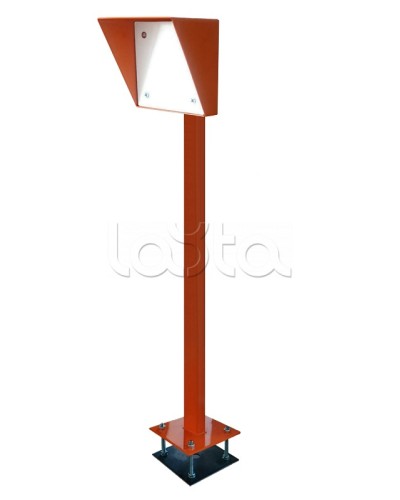 Стойка для считывателя Аякс 150х150 мм, черная, Базовая, прямая в Волгограде Дополнительное оборудование для СКУД Pintop.ru