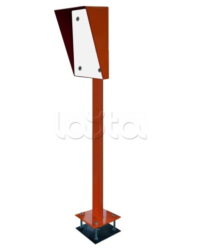 Стойка для считывателя Аякс 300х400 мм, черная, Базовая, прямая в Волгограде Дополнительное оборудование для СКУД Pintop.ru