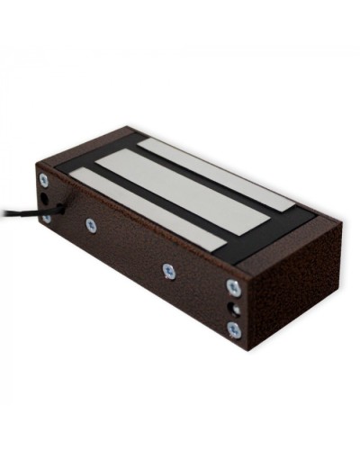 Замок электромагнитный Олевс М1-150 с планкой медный антик в Волгограде Электромагнитные замки Pintop.ru