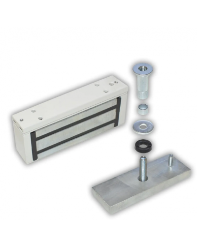 Олевс М1-200 белый (с планкой) в Волгограде Электромагнитные замки Pintop.ru