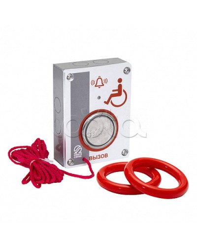 Кнопка ВЫЗОВ Омега Саунд AL-RB (исп.М4) в Волгограде Системы оповещения и управления эвакуацией Pintop.ru