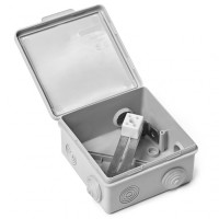 Коробка монтажная огнестойкая пластиковая герметичная КМОПГ (2к х 2,5мм) 100х100х50 IP54 ПожТехКабель (071-001)