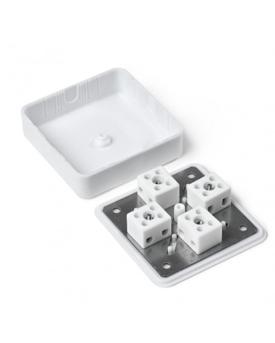 Коробка монтажная огнестойкая пластиковая КМОП IP31 (8к х 2,5мм²) 100х100х30 Пожтехкабель 072-023 в Волгограде Распределительные коробки Pintop.ru