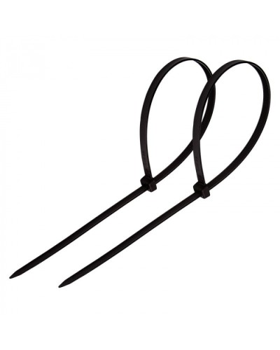 Стяжка нейлоновая неоткрывающаяся, безгалогенная (halogen free) 150x3.6мм, черная (100 шт) в Волгограде Стяжки-хомуты Pintop.ru