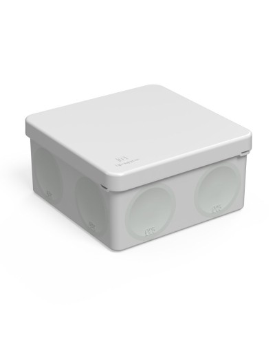 Коробка распред. 60-0300м двухкомп. безгалогенная (HF) 100х100х50 (8шт/уп) Промрукав (60-0300м) в Волгограде Распределительные коробки Pintop.ru