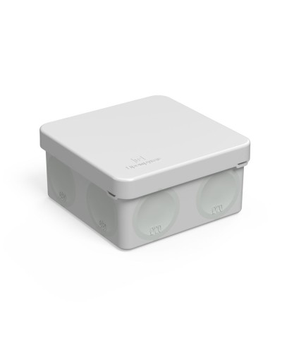 Коробка распред. 60-0210м двухкомп. безгалогенная (HF) 80х80х40 (8шт/уп) Промрукав (60-0210м) в Волгограде Распределительные коробки Pintop.ru