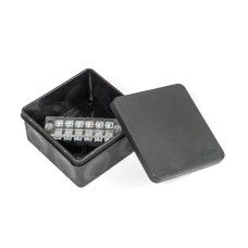 Коробка распред. двухкомп. (HF) 100х100х50 черная Промрукав (PR80.0173)