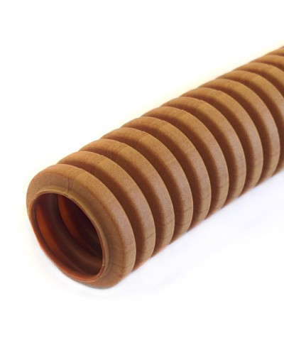 Труба гофрированная ПВХ легкая 350 Н бук с/з д16 (10 м/уп) Промрукав (PR01.0036) в Волгограде Труба гофрированная Pintop.ru