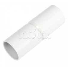 Патрубок-муфта белая д16 (100шт/1200шт уп/кор) Промрукав (PR.01716б)