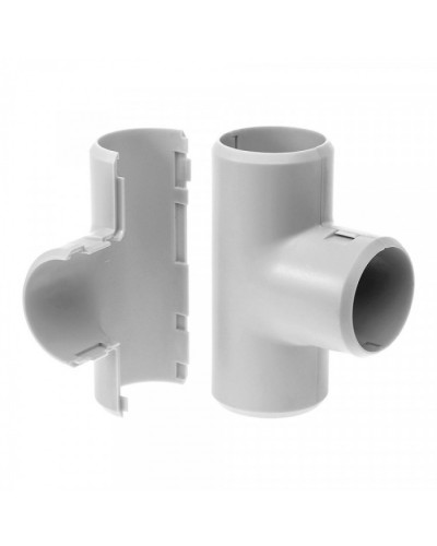 Тройник разборный д20 (50 шт/уп/) Промрукав PR.07320 в Волгограде Повороты, муфты, тройники Pintop.ru