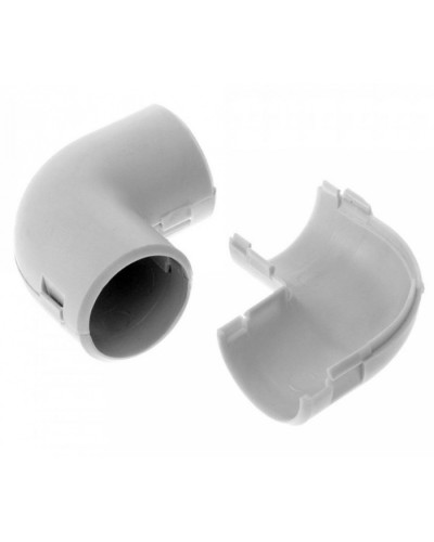 Соединитель угловой разборный д16 (5шт/700шт уп/кор) Промрукав (PR.07516м) в Волгограде Повороты, муфты, тройники Pintop.ru