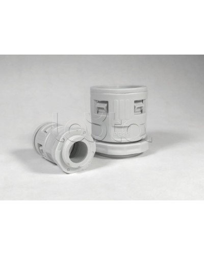 Муфта вводная для гофрированных труб серая ВМ-ГТ-16 Промрукав (PR08.3268) в Волгограде Повороты, муфты, тройники Pintop.ru