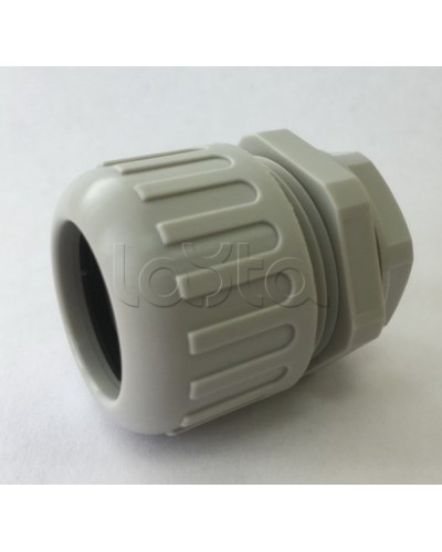 Муфта вводная усиленная (IP68) для гофрированных труб серая ВМУ-ГТ-16 (М16) Промрукав (PR08.3753) в Волгограде Повороты, муфты, тройники Pintop.ru