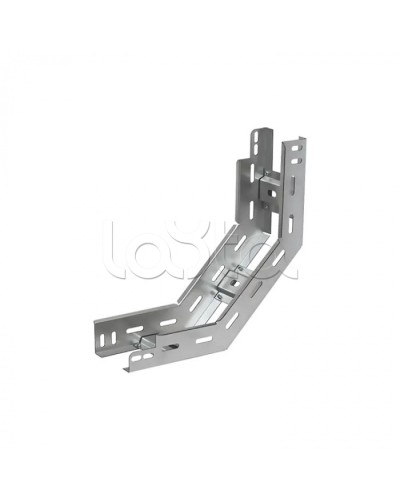 Угол вертикальный внутренний 90 градусов лестничный 400х200 (1,2 мм) Промрукав (PR08.5344) в Волгограде Аксессуары для лотков Pintop.ru