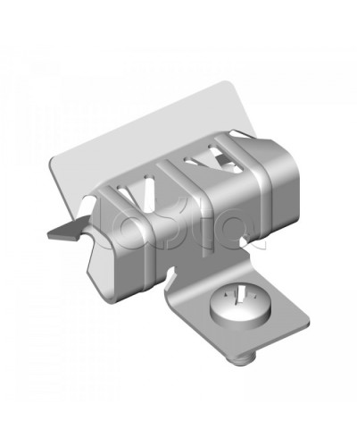 Зажим балочный 2-7 мм с отгибом и винтом М6х9 Промрукав (PR08.5818) в Волгограде Аксессуары для лотков Pintop.ru