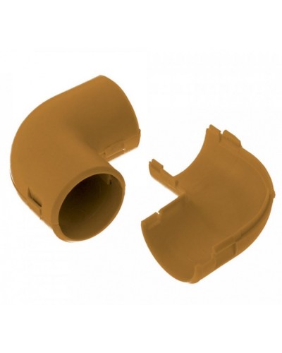 Соединитель угловой разборный бук д16 (5шт/700шт уп/кор) Промрукав (PR13.0247) в Волгограде Повороты, муфты, тройники Pintop.ru