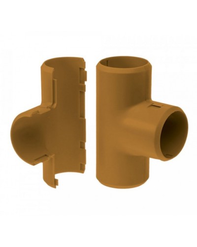 Тройник разборный бук д25 (1шт/200шт уп/кор) Промрукав (PR13.0257) в Волгограде Повороты, муфты, тройники Pintop.ru