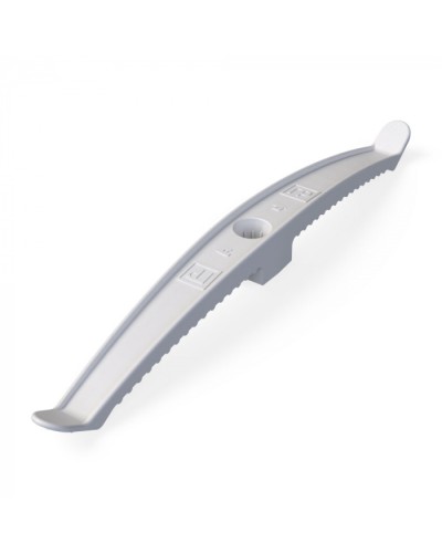 Держатель кабеля двусторонний для прямого монтажа в гофроящике белый (100 шт/кор) Промрукав (PR13.0486) в Волгограде Аксессуары для кабель-канала Pintop.ru