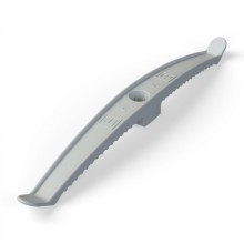 Держатель кабеля двусторонний для прямого монтажа в гофроящике серый (100 шт/кор) Промрукав (PR13.0487)