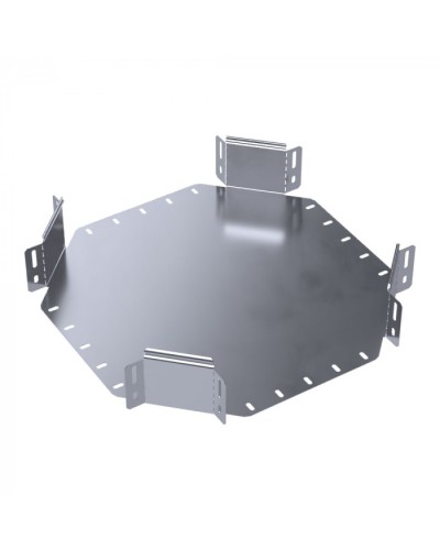 Ответвитель Х-образный Стандарт INOX (AISI 316) 300х100 Промрукав (PR16.3213) в Волгограде Аксессуары для лотков Pintop.ru