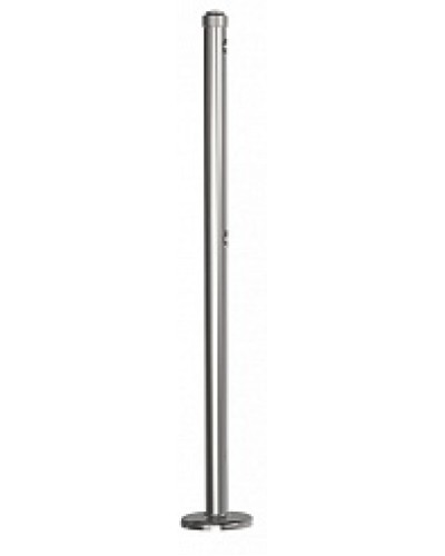 Стойка стационарная хромированная Ростов-Дон ОБ1/0-0 ХРОМ в Волгограде Ограждения Pintop.ru