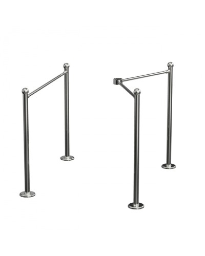 Ограждение прямое Ростов-Дон ОП-Р (Хром) в Волгограде Ограждения Pintop.ru