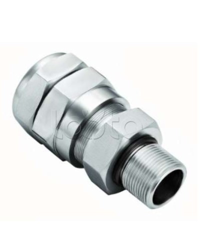 Кабельный ввод для бронированного кабеля с уплотнением внутренней оболочки кабеля резьбой G1/2, внешним диаметром кабеля D от 11 до 15 мм и проходным диаметром кабеля d= 6-10 мм Спектрон КВБ-15/10-М-G1/2 в Волгограде Аксессуары для кабель-канала Pintop.r