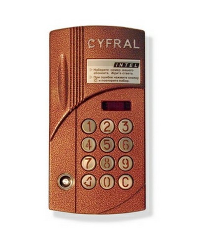Блок вызова аудиодомофона на 400 абонентов Цифрал ИНТЕЛ в Волгограде Блоки вызова многоабонентные Pintop.ru