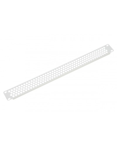 Фальшпанель в шкаф 19 1U перфорированная ЦМО ФП-1.4-9005 в Волгограде Аксессуары для стоек и шкафов Pintop.ru