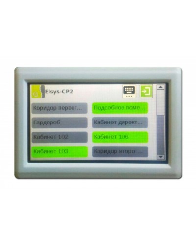 Клавиатура подсистемы охранной сигнализации Elsys-CP2 в Волгограде Сетевая СКУД Elsys Pintop.ru