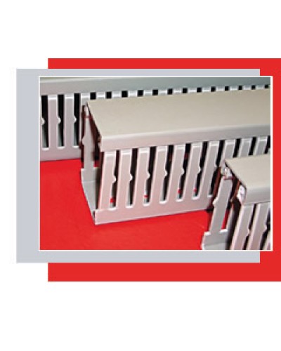 Короб перфорированный 15х17 мм (серый) Экопласт СР-Е20 в Волгограде Кабель-канал Pintop.ru