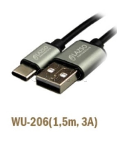 Кабель для передачи данных и зарядки LazsoWU-206(1,5m, 3А) в Волгограде Оборудование для видеонаблюдения Pintop.ru