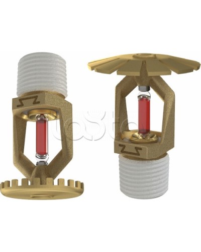 Ороситель спринклерный стеллажный Спецавтоматика СВС0-РВо0,80-R1/2/Р68.В3-ССВ-15 с резьбовым герметиком в Волгограде Оросители Pintop.ru